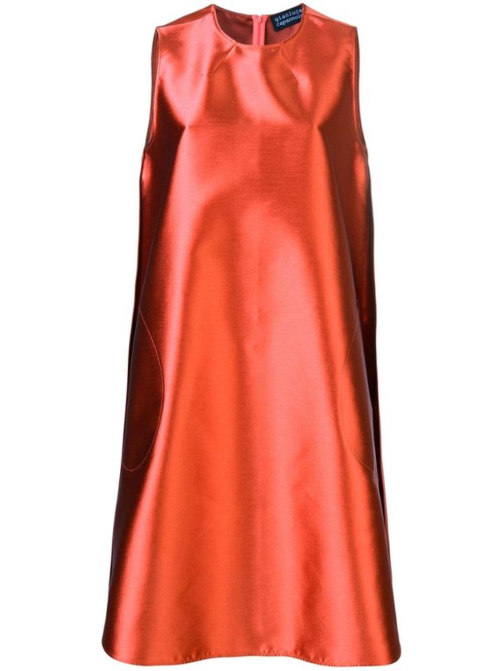 Gianluca Capannolo Sleeveless A-line Dress - Orange