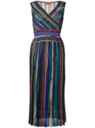 Missoni Striped Midi Dress - Green