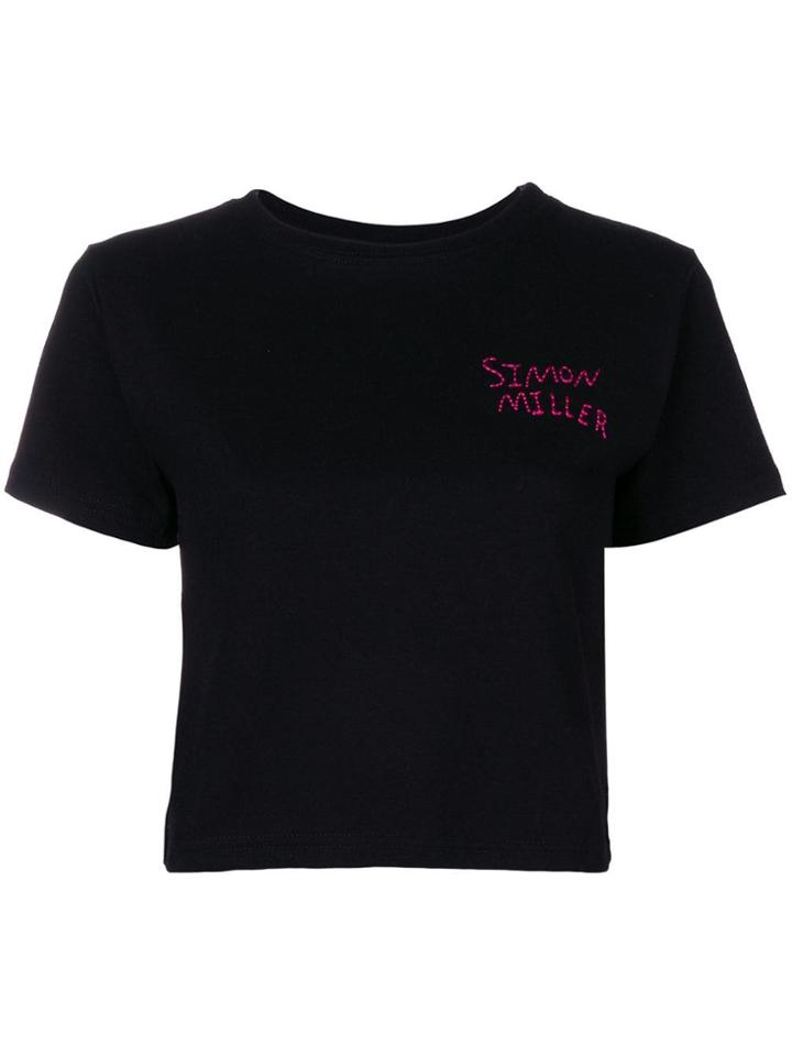 Simon Miller Embroidered T-shirt - Black