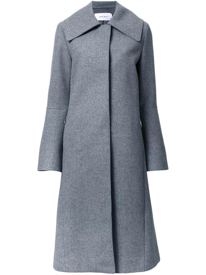 Irene Oversized Coat, Women's, Size: 36, Grey, Wool