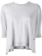 Kenzo Oversized Knitted Top, Women's, Size: Xs, Grey, Wool