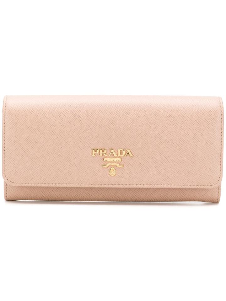 Prada Classic Continental Wallet - Neutrals