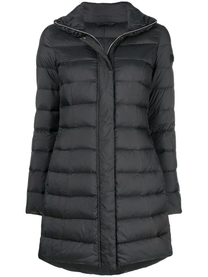 Peuterey Zipped Midi Padded Parka - Black