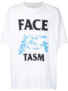 Facetasm Printed T-shirt, Men's, Size: 00, White, Cotton