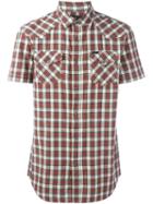 Diesel Plaid Shirt, Men's, Size: Large, Cotton/polyester