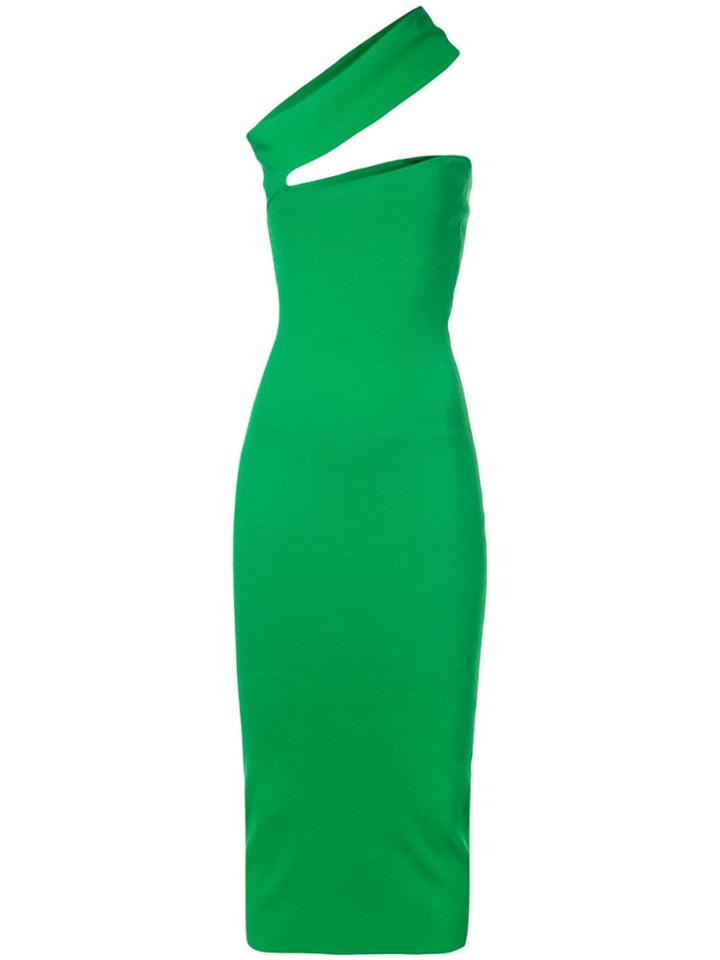 Solace London Vida Knitted Dress - Green
