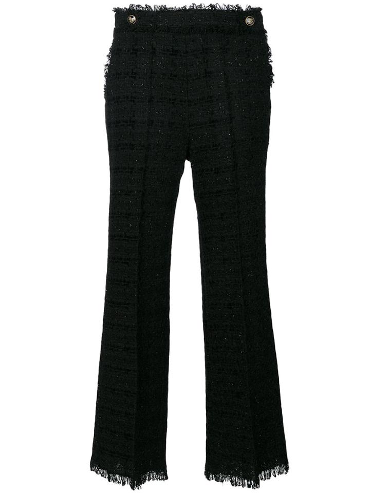 Ermanno Scervino Straight Tailored Trousers - Pink & Purple