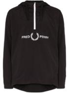 Fred Perry Logo Embroidered Jacket - Black