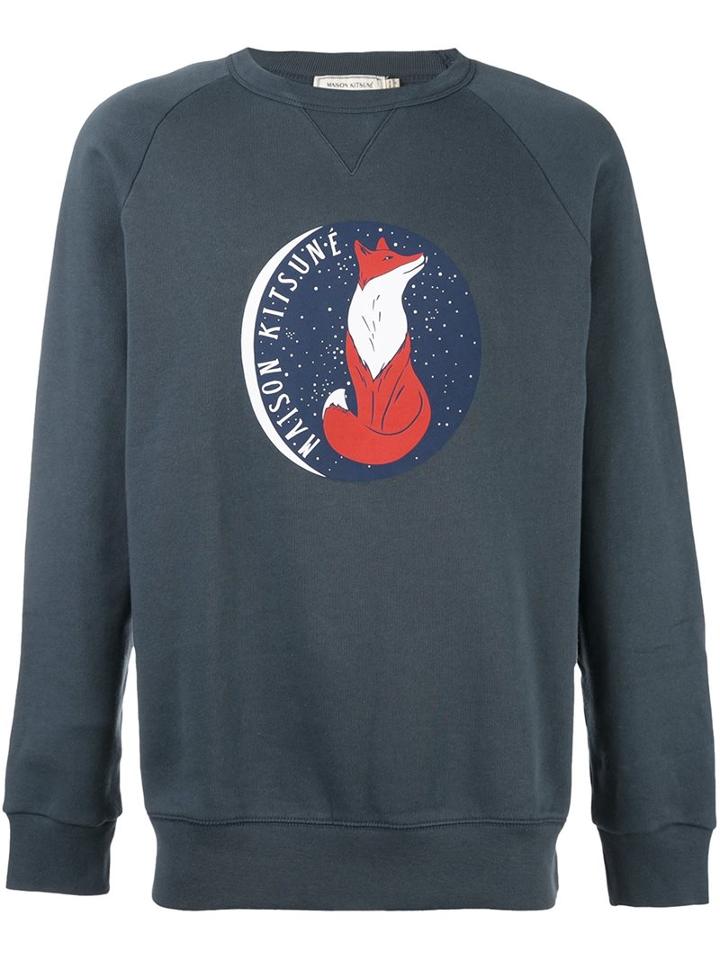 Maison Kitsuné 'fox' Print Sweatshirt