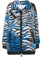 No Ka' Oi Zebra Print Performance Jacket - Blue