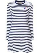 Être Cécile Striped T-shirt Dress - Blue