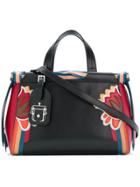 Paula Cademartori Striped Detail Tote - Black