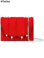 Marco De Vincenzo Paw Effect Cross Body Bag - Red