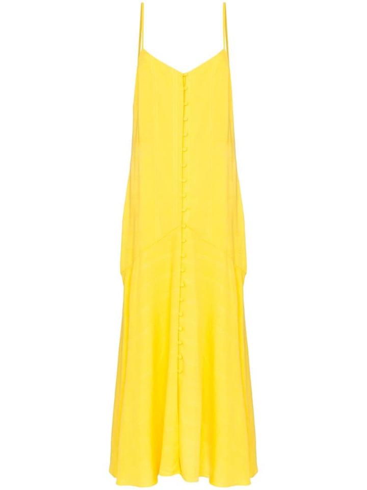 Mara Hoffman Diana Button-down Maxi Dress - Yellow