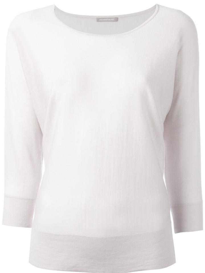 Hemisphere Plain Sweatshirt - Pink & Purple