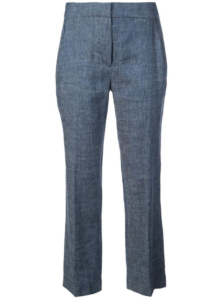Elie Tahari Tailored Cropped Trousers - Blue