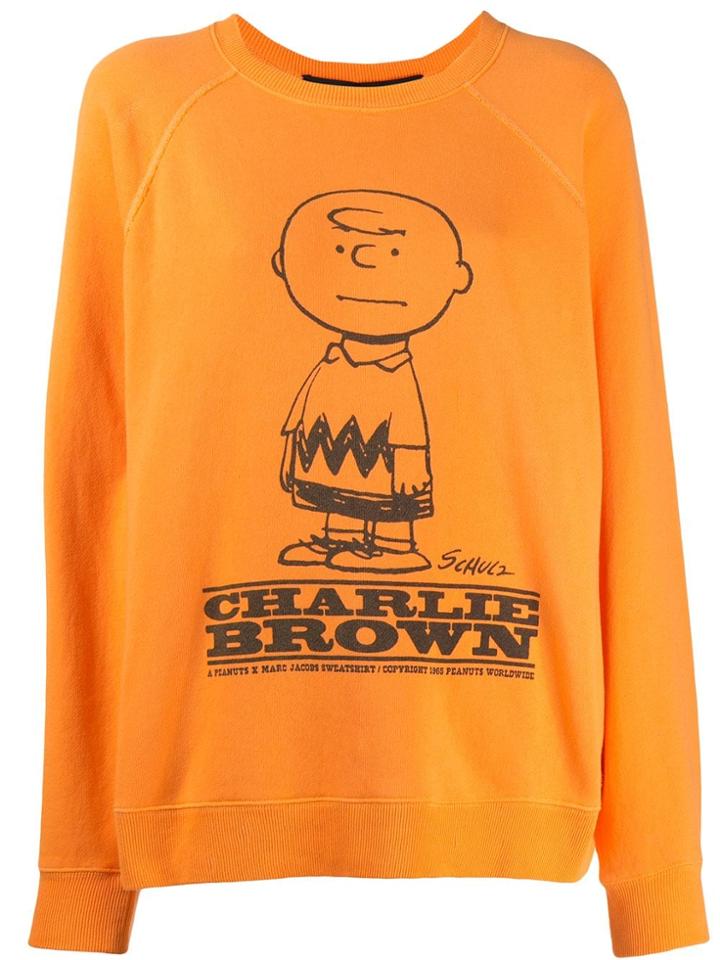 Marc Jacobs Charlie Brown Sweatshirt - Orange
