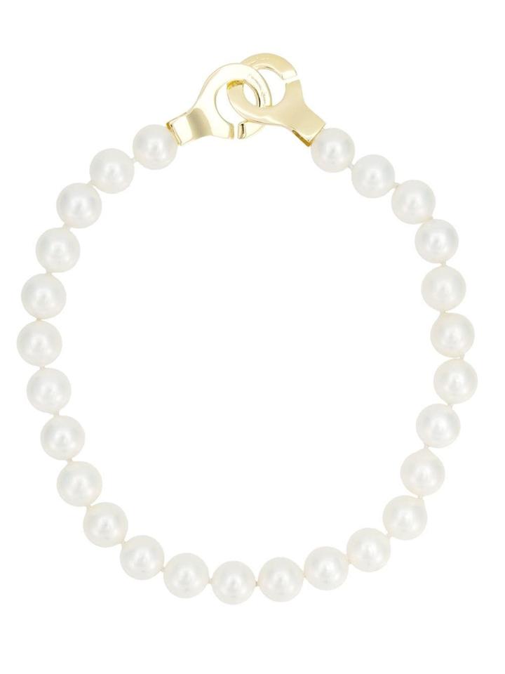 Francesca Romana Diana Faux Pearl Necklace - White