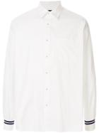 Loveless Ribbed Trim Shirt - White