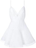 Alex Perry 'belle' Dress, Women's, Size: 6, White, Linen/flax