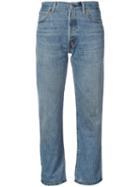 Re/done - Cropped Jeans - Women - Cotton - 26, Blue, Cotton