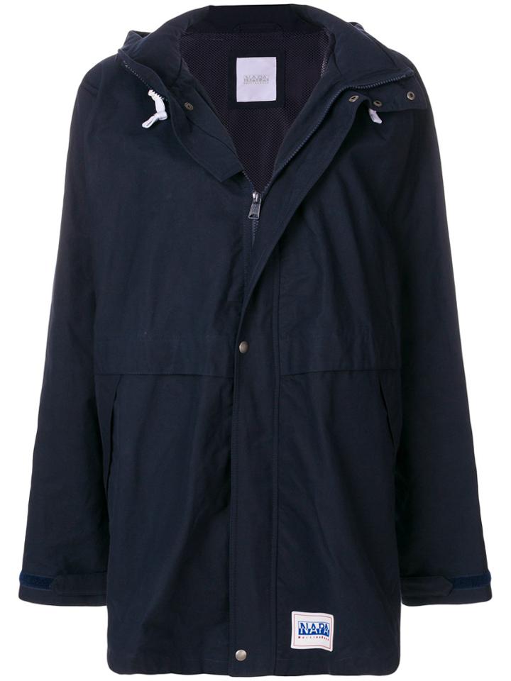 Napa By Martine Rose Long Waterproof Jacket - Blue