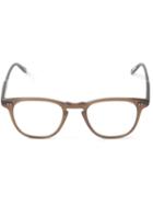 Garrett Leight - 'brooks' Glasses - Unisex - Acetate - One Size, Brown, Acetate