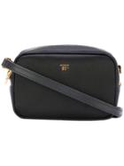 Tom Ford - Logo Plaque Cross-body Bag - Women - Silk/leather - One Size, Black, Silk/leather