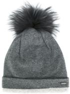 Woolrich Pom-pom Beanie Hat - Grey