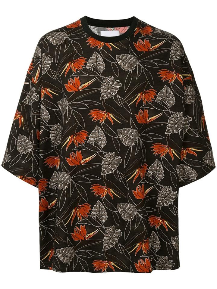 Yoshiokubo Oversized Aloha T-shirt - Multicolour