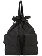 Y's Drawstring Top Tote - Black
