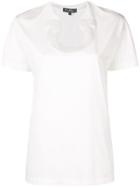 Salvatore Ferragamo Gancini Neckline Top - White