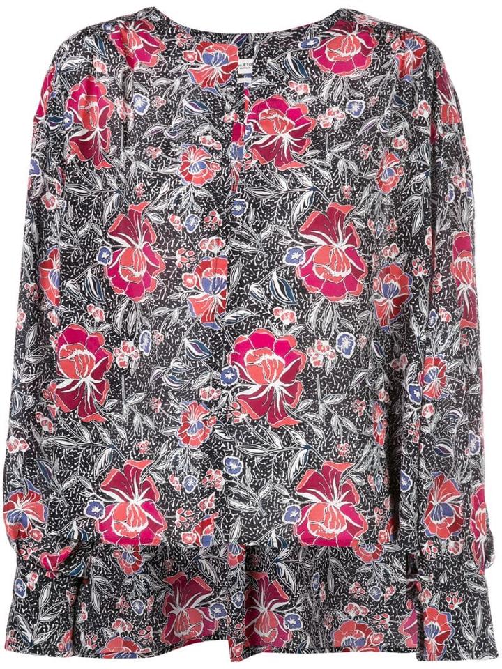 Isabel Marant Étoile All-over Print Blouse - Black
