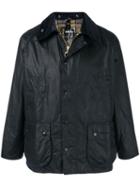Barbour Contrast Collar Coat - Blue