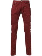 Mr. Completely Super Skinny Jeans, Men's, Size: 33, Red, Cotton/spandex/elastane