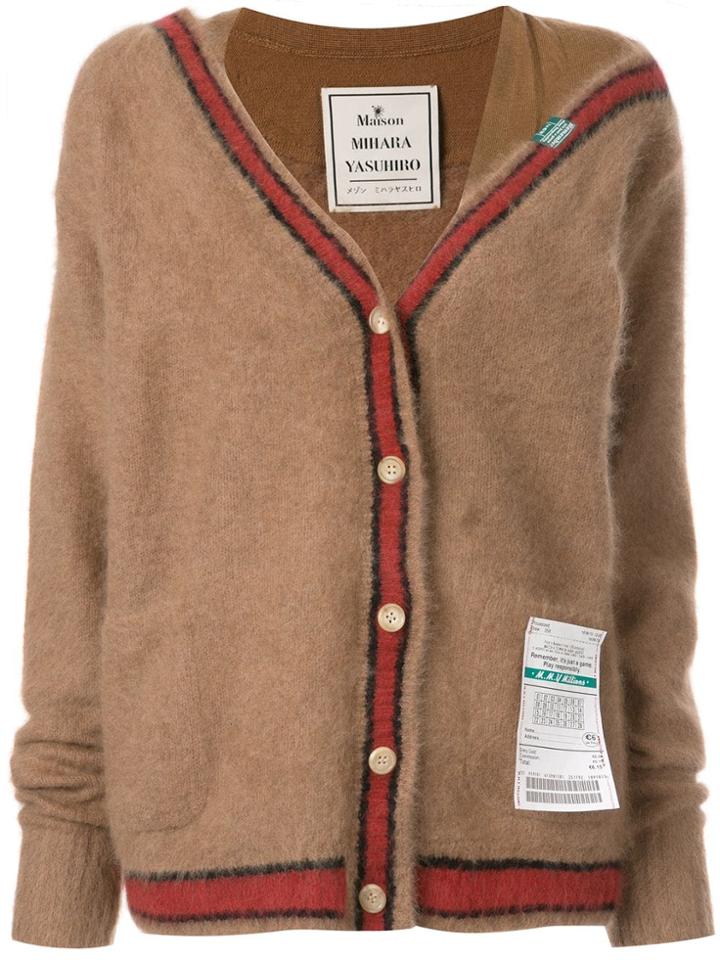 Maison Mihara Yasuhiro Racoon Knit Cardigan - Brown