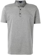 Lanvin - Satin Collar Polo Shirt - Men - Cotton/polyester/viscose - Xl, Grey, Cotton/polyester/viscose