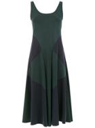Alcaçuz Midi Faixa Dress - Green