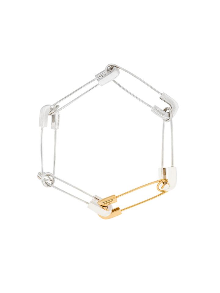 Ambush Safety Pin Bracelet - Metallic