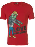 Love Moschino Logo Graphic Print T-shirt - Red
