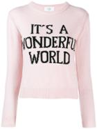 Alberta Ferretti It's A Wonderful World Sweater - Pink