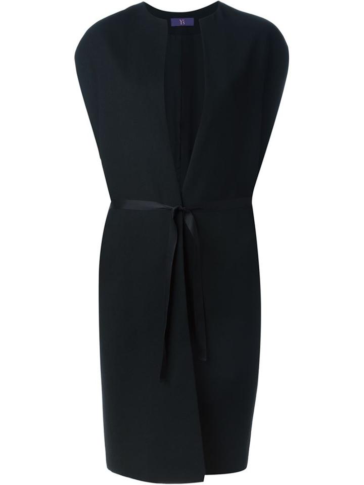 Y's Tied Sleeveless Coat