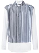 Plac - Striped Chest Shirt - Men - Cotton - S, White, Cotton