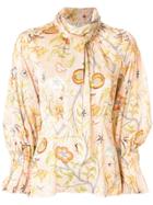 Peter Pilotto Flower Canopy Print Blouse - Pink