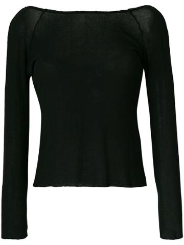 Serien&deg;umerica Boat Neck Jumper - Black