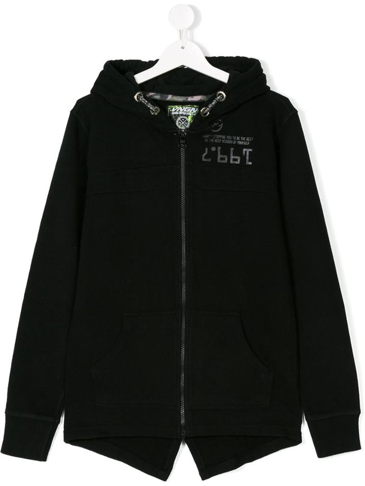 Vingino Zipped Hooded Jacket - Black