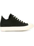 Rick Owens Drkshdw Lace-up Sneakers, Men's, Size: 44, Black, Cotton/rubber/leather