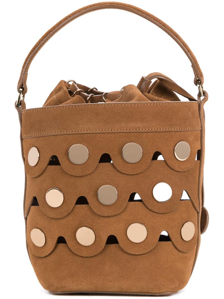 Pierre Hardy Penny Bucket Bag - Brown