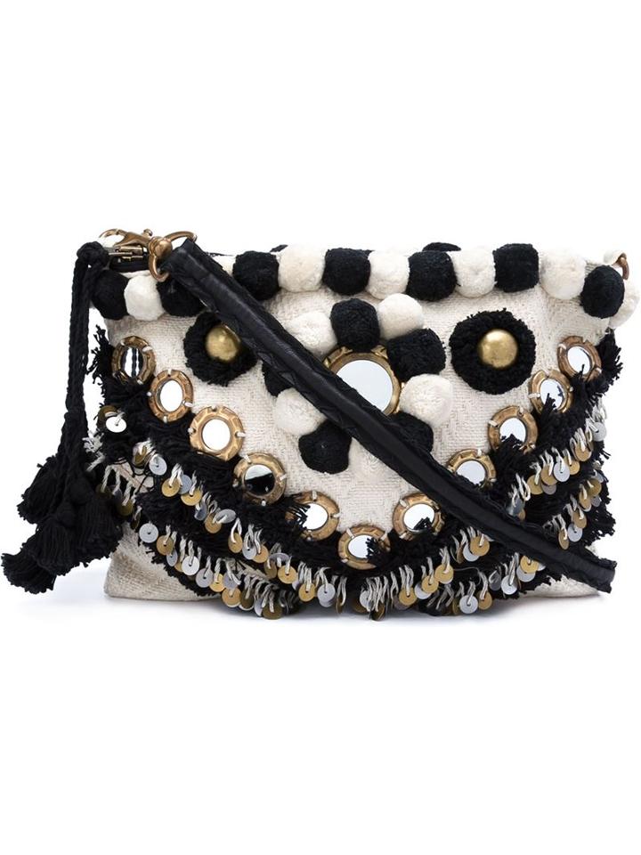 Figue 'raj Palace' Clutch, Women's, White