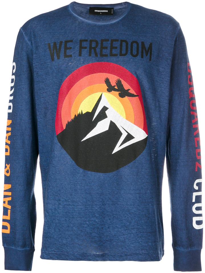Dsquared2 We Freedom Top - Blue